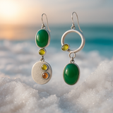 Sabrina Silver Drop Earrings