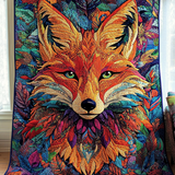 Abstract Fox Quilted Blanket NCU0DV546