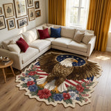 American Wings Custom Shape Area Rug NCU0DK12295