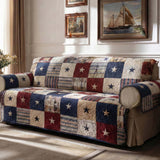 Americana Quilted Sofa Cover NCU0VT373