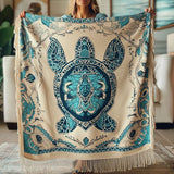 Ancient Swimmer Woven Sofa Blanket NCU0PT4940
