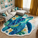 Aqua Journey Custom Shape Area Rug NCU0DK12300
