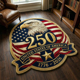 Banner Eagle Custom Shape Area Rug NCU0HH1978