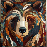 Bear Strength Quilted Blanket NCU0DV708