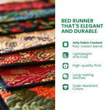 Smiling Snowman Quilted Bed Runner NCU0PT9039