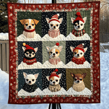 Christmas Chi Charm Art Quilt Hanging NCU0TH1621