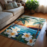 Coastal Bloom Area Rug NCU0DK11780