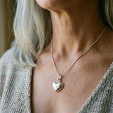Sterling Silver Heart Pendant Necklace