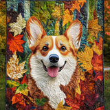 Corgi Cuddle Haven Quilted Blanket NCU0PT758