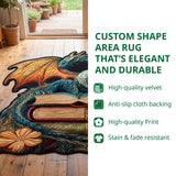 Coastal Pearl Scallop Custom Shape Area Rug NCU0PT11662