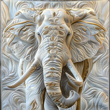 Elephant Wisdom Quilted Blanket NCU0DV2228