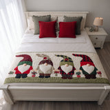 Christmas Quilted Bed Runner NCU0VT258