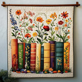 Garden Of Books Quilted Blanket NCU0NT907