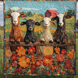 Goat Gathering Quilted Blanket NCU0DV2091