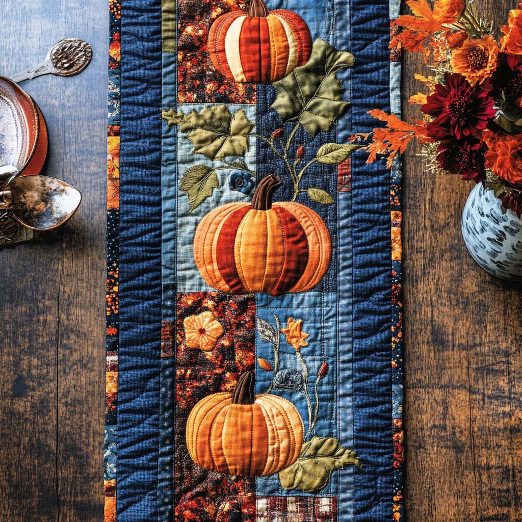 Fall Quilted Table Runner NCU0VT235