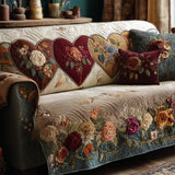Heart Garden Quilted Sofa Cover NCU0DV9124