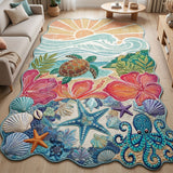 Heirloom Shoreline Glow Custom Shape Area Rug NCU0PT11680