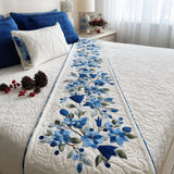 Holiday Sparkle Quilted Bed Runner NCU0PT9154