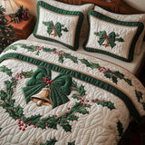 Christmas 3-Piece Quilted Bedding Set NCU0VT261