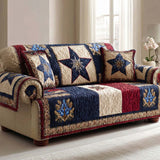 Americana Quilted Sofa Cover NCU0VT373
