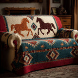 Horse Trail Quilted Sofa Cover NCU0DK11508