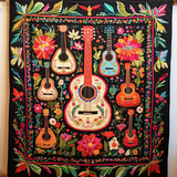 Instrument Fiesta Art Quilt Hanging NCU0DV814