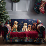Labrador Haven Quilted Sofa Cover NCU0PT10177