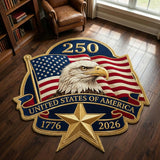 Liberty Eagle Custom Shape Area Rug NCU0HH1982