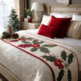 Christmas Quilted Bed Runner NCU0VT258