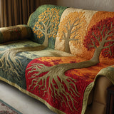 Tree Of Life Quilted Sofa Cover NCU0VT370