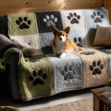 Paw Dream Cottage Quilted Sofa Cover NCU0PT10907
