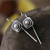 Bohemian Silver Earrings