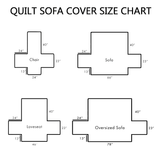 Midnight Golden Retriever Quilted Sofa Cover NCU0HH979