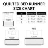 Red Cardinals Quilted Bed Runner NCU0NT9898