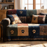 Pet Paw Quilted Sofa Cover NCU0VT342