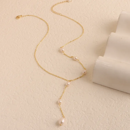 Freshwater Pearl Silver Necklace