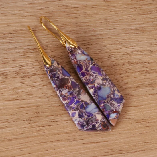 Regal Stone Earrings