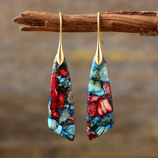Regal Stone Earrings