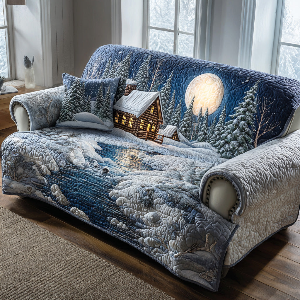 Woodland Quilted Sofa Cover NCU0VT360