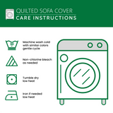 Dachshund Pajama Jam Quilted Sofa Cover NCU0TH3705