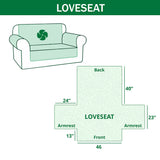 Pine Snowmen Quilted Sofa Cover NCU0TV797