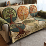 Tree Of Life Quilted Sofa Cover NCU0VT370