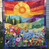Tranquil Landscape Tapestry Quilted Blanket NCU0PT530