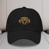 Golden Retriever Head Embroidered Hat
