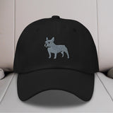 French Bulldog (Blue) Embroidered Hat