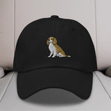 Cavalier King Charles Spaniel Sit (Blenheim) Embroidered Hat