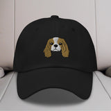 Cavalier King Charles Spaniel Head (Blenheim) Embroidered Hat