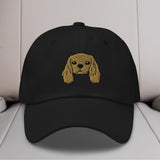 Cavalier King Charles Spaniel Head (Ruby) Embroidered Hat