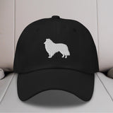 Collie Silhouette Embroidered Hat
