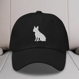 Boston Terrier Silhouette Embroidered Hat